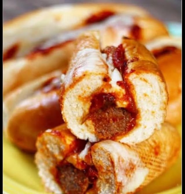 Sausage peppers & onions sub.